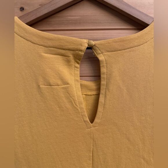 Daily Practice Size XSmall Delevan Ochre Yellow Dolman - Picture 8 of 13